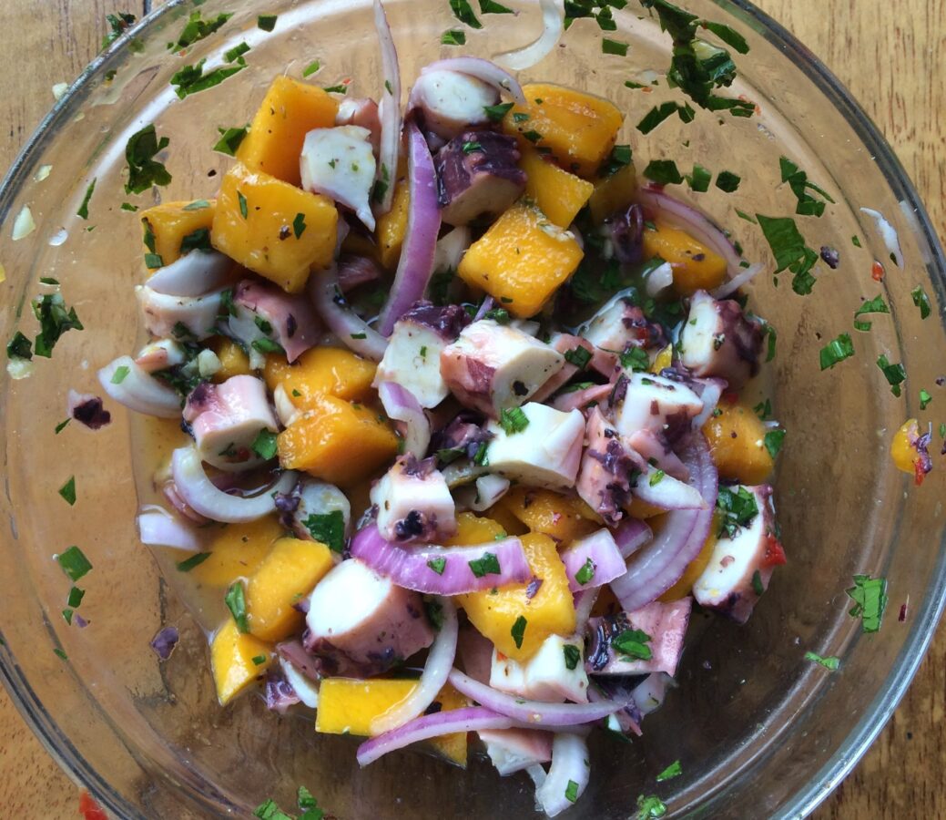 Fresh, local, made with love - Octopus Mango Cheviche