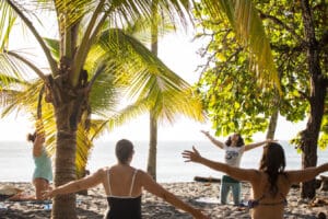 Istmo Retreat & Adventures in Panama. Yoga retreat on the beach